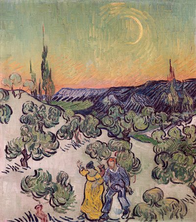 Moonlit Landscape by Vincent van Gogh
